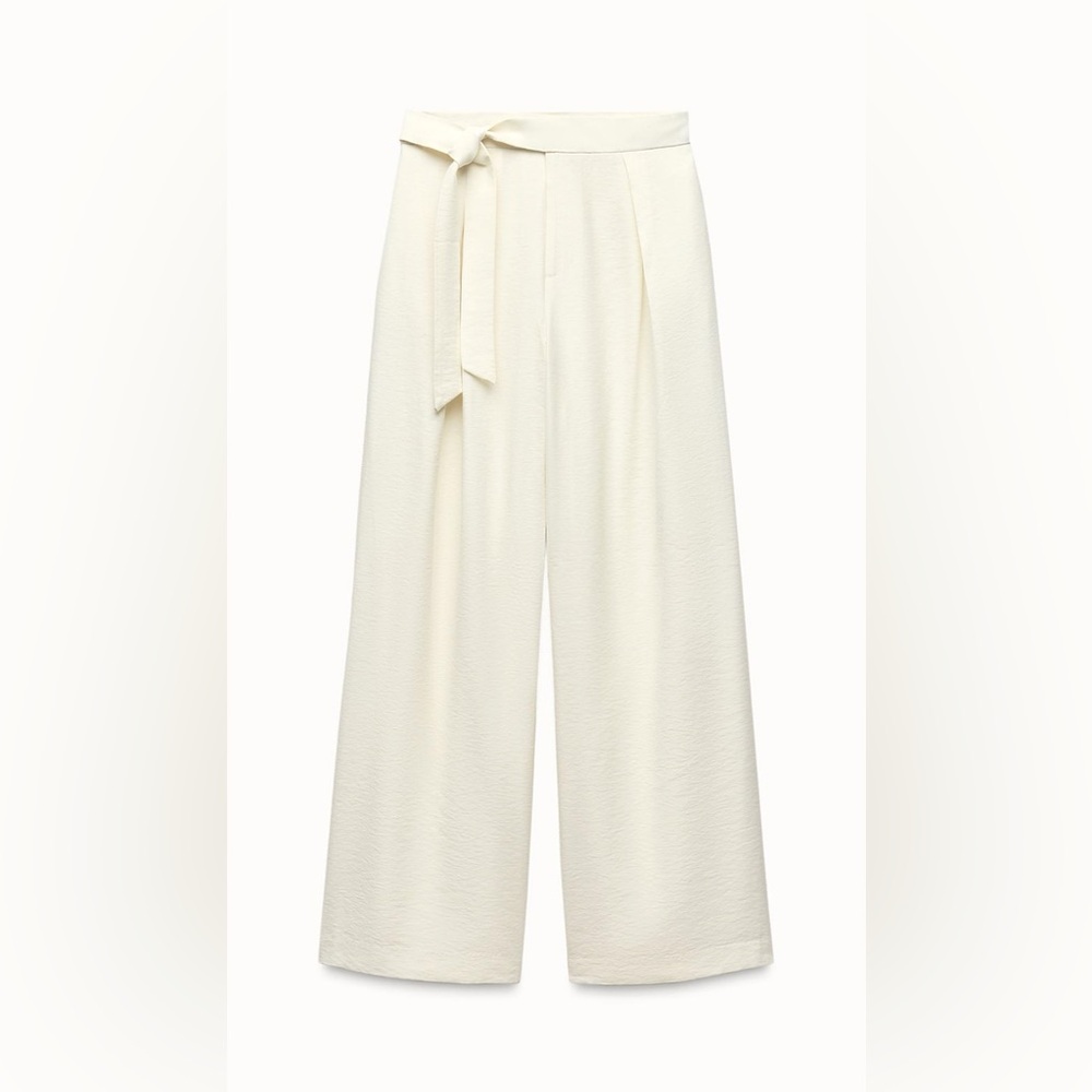 NWT Zara Tied Pleated Wide-Leg Pants- SOLD